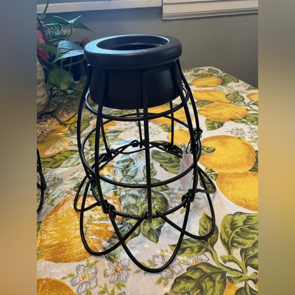 Black Wire Cage Lamp Shade (3)